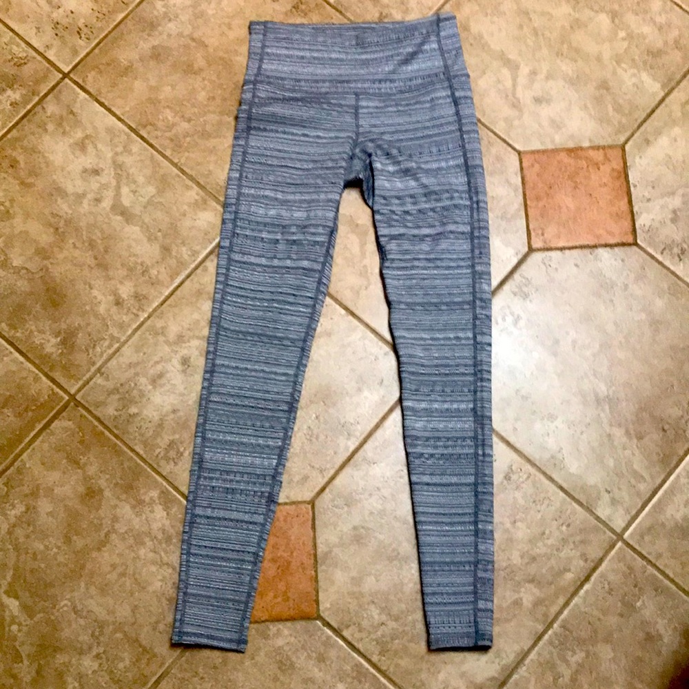 Athleta Jacquard High Rise Chaturanga Leggings
